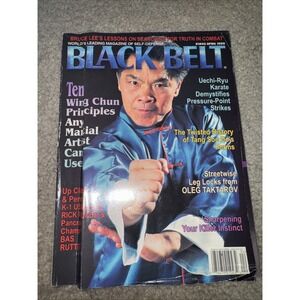 Black Belt Martial Arts Magazine Wing Chun  William Cheung April 1999 UFC MMA Bj